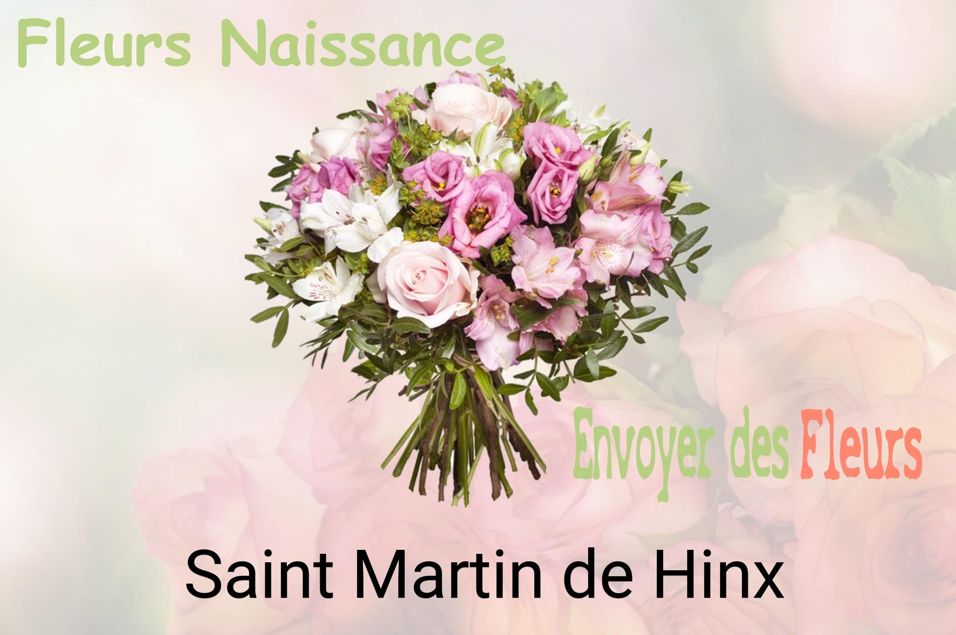 Bouquet de fleurs de naissance livré à Saint-Martin-de-Hinx